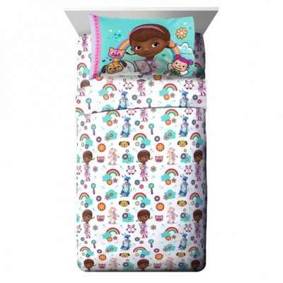 Doc McStuffins Soft Comfort Sheet Set - Twin/Full Size for Boys & Girls
