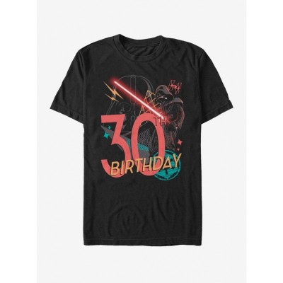 Star Wars Darth Vader 30th Birthday Black T-Shirt for Men