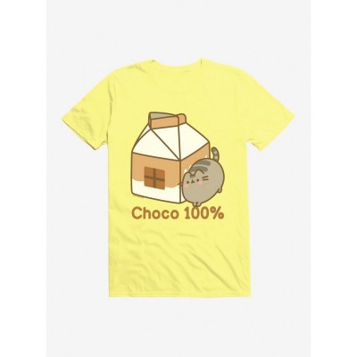 Pusheen Choco Sips Unisex Cotton T-Shirt