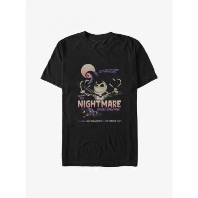 Disney Jack Skellington Master of Fright Lightweight T-Shirt - Black
