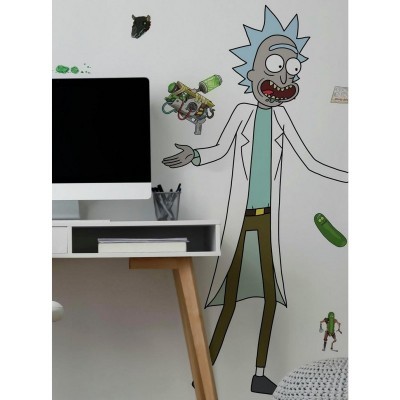 Rick Sanchez and Morty Peel and Stick Giant Wall Decals