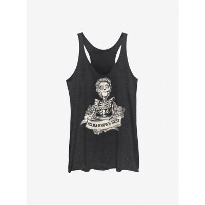 Disney Coco Mama Best Girls Polyester Tank Top - Black