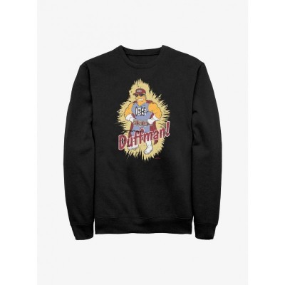 The Simpsons Duffman Unisex Cotton Blend Sweatshirt - Black