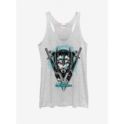 Marvel Thor: Ragnarok White Triangle Portrait Girls Tank Top