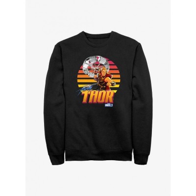 Marvel's What If Party-Themed Unisex Sweatshirt in Black