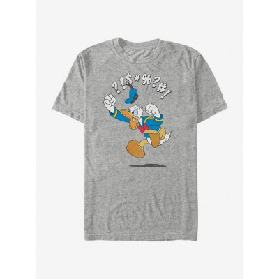 Disney Donald Duck Jump Graphic T-Shirt - Men's Grey