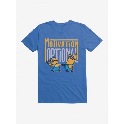 Minions Bold Motivation Unisex T-Shirt - Blue