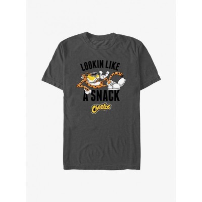 Cheetos Inspired Snack-Themed Grey T-Shirt for Men