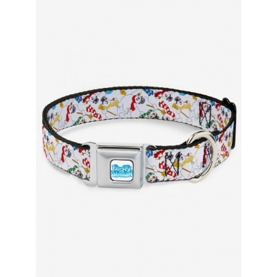 Frosty Snowman Safety Seatbelt Dog Collar