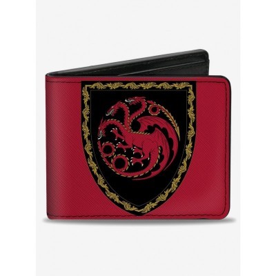 House of the Dragon Logo Bifold Wallet for Men