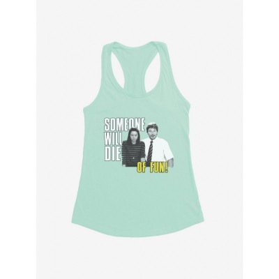 Parks And Recreation Die Of Fun Girls Lightweight Tank