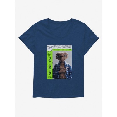 E.T. Goblin Space Man Scoop Neck Tee for Plus Size Girls