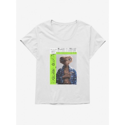 E.T. Goblin Space Man Scoop Neck Tee for Plus Size Girls