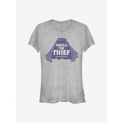 Sheila The Thief D&D Grey Girls T-Shirt