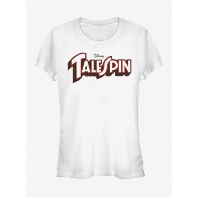 Disney TaleSpin Logo T-Shirt for Girls - White