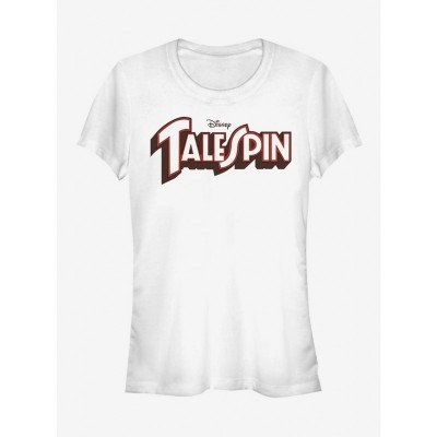 Disney TaleSpin Logo T-Shirt for Girls - White
