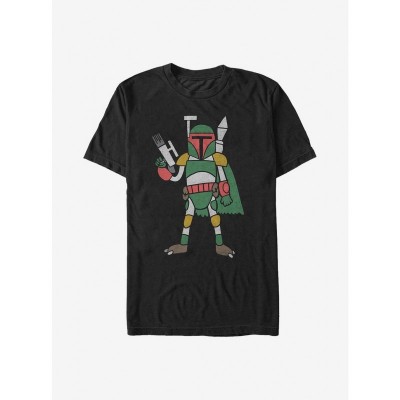 Star Wars Boba Fett Artwork T-Shirt - Men's Black