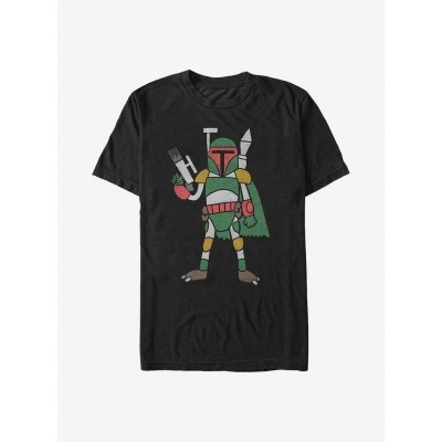 Star Wars Boba Fett Artwork T-Shirt - Men's Black