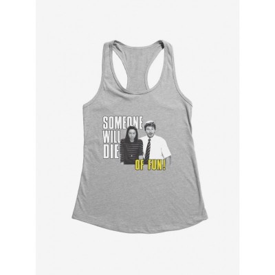 Parks And Recreation Die Of Fun Girls Lightweight Tank