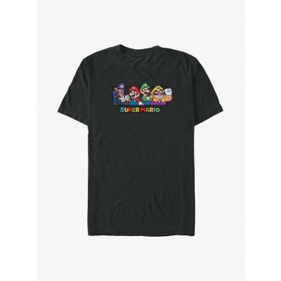 Mario Big & Tall Unisex T-Shirt - BLACK