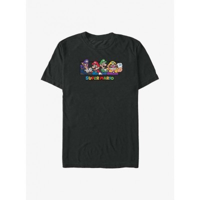 Mario Big & Tall Unisex T-Shirt - BLACK