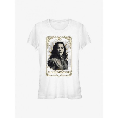 Alina Sun Summoner Graphic Tee for Girls - Shadow and Bone Inspired White
