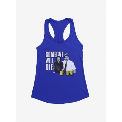 Parks And Recreation Die Of Fun Girls Lightweight Tank