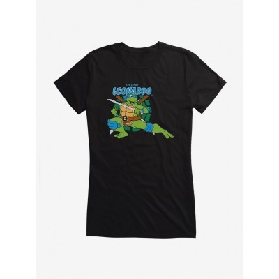 Teenage Mutant Ninja Turtles Leonardo Girls T-Shirt, Lightweight Cotton