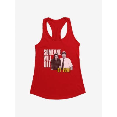 Parks And Recreation Die Of Fun Girls Lightweight Tank