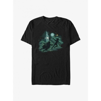 Disney Peter Pan & Wendy Night Flight Men's T-Shirt - Black