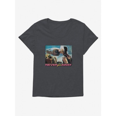 E.T. Close by Girls Plus Size Scoop Neck T-Shirt