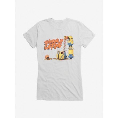 Minions Sharing Caring Girls T-Shirt - Lightweight Cotton Junior Size