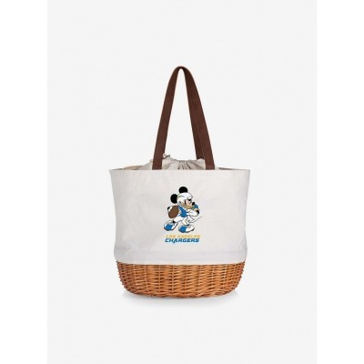 Disney Los Angeles Chargers Willow and Canvas Mickey Mouse Tote Bag