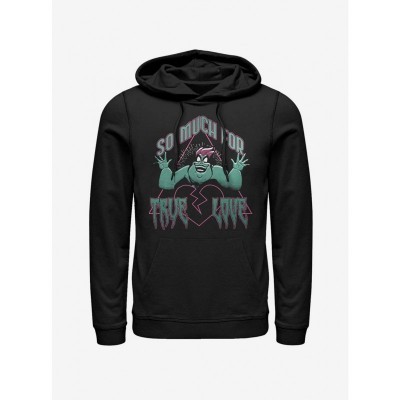Disney Ursula Hoodie - The Little Mermaid Men's Black Cotton Blend