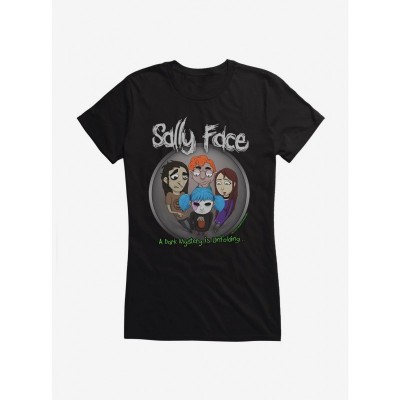 Sally Face Dark Mystery Unfolding Logo Lightweight Cotton Girls T-Shirt
