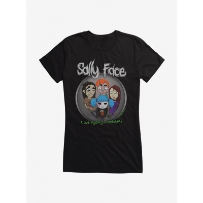 Sally Face Dark Mystery Unfolding Logo Lightweight Cotton Girls T-Shirt