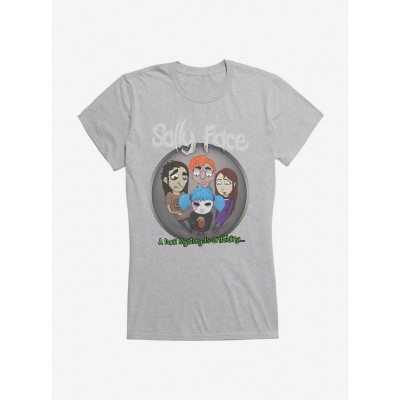 Sally Face Dark Mystery Unfolding Logo Lightweight Cotton Girls T-Shirt