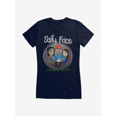 Sally Face Dark Mystery Unfolding Logo Lightweight Cotton Girls T-Shirt