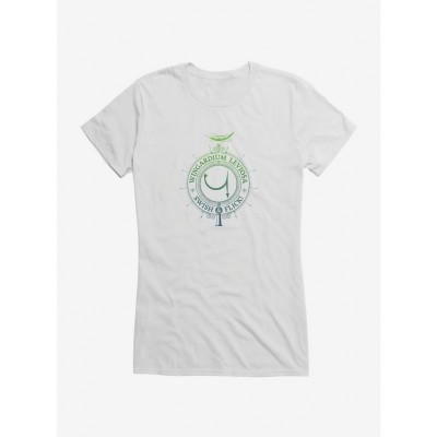 Harry Potter Wingardium Leviosa Logo Junior Girls T-Shirt