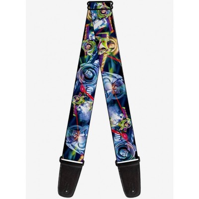 Disney Pixar Buzz Lightyear Rockstar Guitar Strap for Kids and Adults