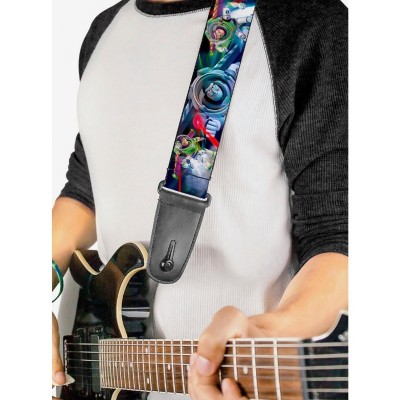 Disney Pixar Buzz Lightyear Rockstar Guitar Strap for Kids and Adults