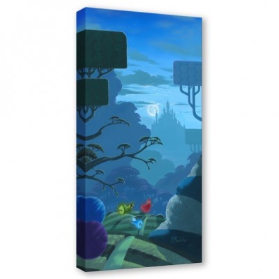 Sleeping Beauty Fairies Night Flight Limited Edition Canvas Art – Hand-Signed & Embellished by Michael Provenza