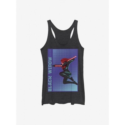Marvel's Black Widow Graphic Tank Top for Girls - Black