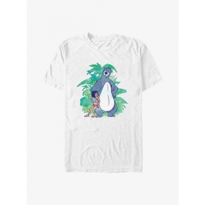 Disney Jungle Boogie T-Shirt for Men - White Comfortable Cotton