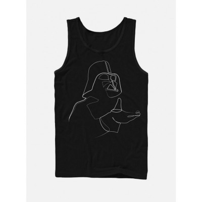 Star Wars Classic Darth Vader Men's Cotton Tank Top - Black