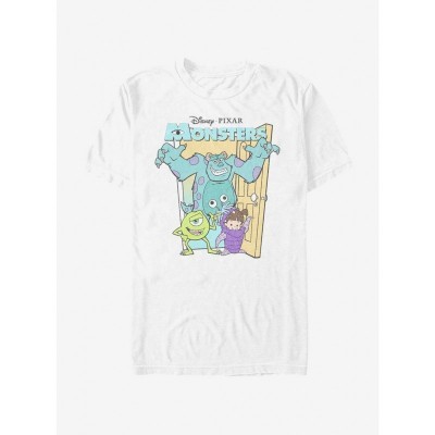 Disney Pixar Monsters University Soft Pastel T-Shirt for Men - White