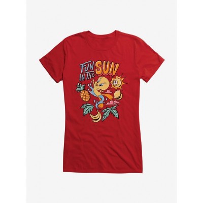 Looney Tunes Tweety Bird Summer Girls Cotton Tee