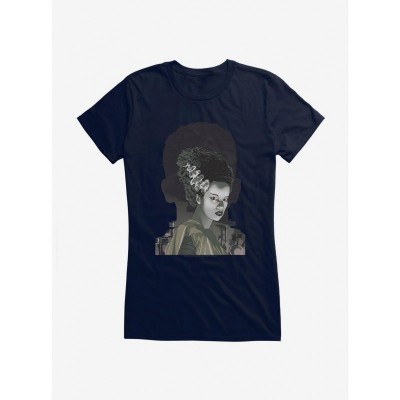 Universal Monsters Bride Of Frankenstein Shadows Tee for Girls