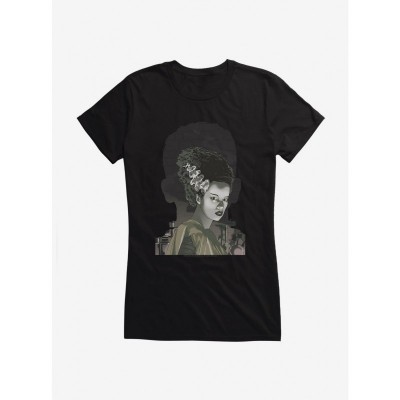 Universal Monsters Bride Of Frankenstein Shadows Tee for Girls