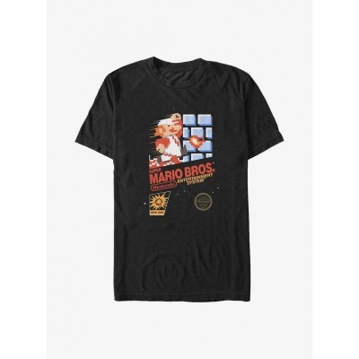 Nintendo 8-Bit Mario Bros. Big & Tall T-Shirt - Black